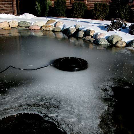 what are the cheapest pond aerators to use in winter